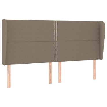 vidaXL Κεφαλάρι με Πτερύγια Taupe 163x23x118/128cm Υφασμάτινο 1 τεμ.