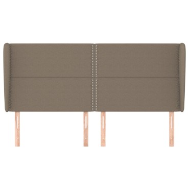 vidaXL Κεφαλάρι με Πτερύγια Taupe 163x23x118/128cm Υφασμάτινο 1 τεμ.
