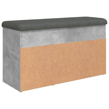 vidaXL Παπουτσοθήκη Γκρι Σκυρ. 82x32x45,5cm από Επεξεργασμένο Ξύλο 1 τεμ.