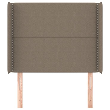 vidaXL Κεφαλάρι με Πτερύγια Taupe 83x16x118/128cm Υφασμάτινο 1 τεμ.