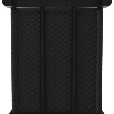 vidaXL Ραφιέρα με 6 Κύβους & Κουτιά Μαύρη 103x30x72,5cm Υφασμάτινη 1 τεμ.