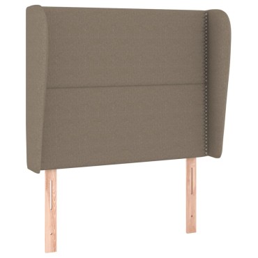 vidaXL Κεφαλάρι με Πτερύγια Taupe 83x23x118/128cm Υφασμάτινο 1 τεμ.