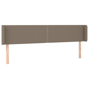 vidaXL Κεφαλάρι με Πτερύγια Taupe 163x16x78/88cm Υφασμάτινο 1 τεμ.