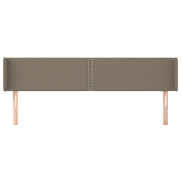 vidaXL Κεφαλάρι με Πτερύγια Taupe 163x16x78/88cm Υφασμάτινο 1 τεμ.