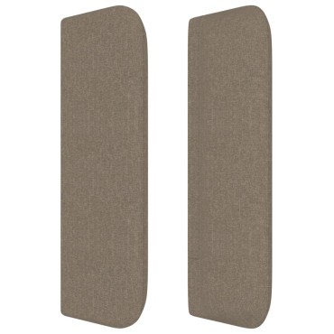 vidaXL Κεφαλάρι με Πτερύγια Taupe 163x16x78/88cm Υφασμάτινο 1 τεμ.