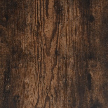 vidaXL Παγκάκι Αποθήκευσης Καπνιστή Δρυς 42x42x45cm από Επεξ. Ξύλο 1 τεμ.