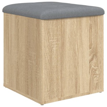 vidaXL Παγκάκι Αποθήκευσης Sonoma Δρυς 42x42x45cm Επεξεργασμένο Ξύλο 1 τεμ.