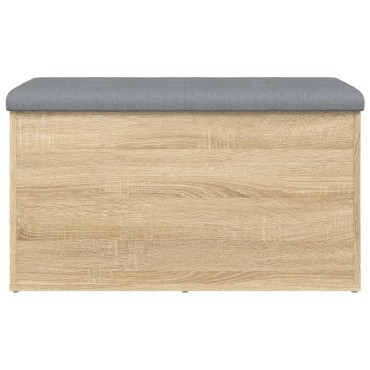 vidaXL Παγκάκι Αποθήκευσης Sonoma Δρυς 82x42x45cm Επεξεργασμένο Ξύλο 1 τεμ.