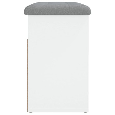 vidaXL Παπουτσοθήκη Λευκή 62x32x50cm από Επεξεργασμένο Ξύλο 1 τεμ.