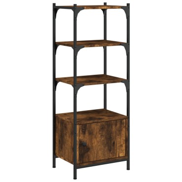 vidaXL Βιβλιοθήκη 3 Επιπέδων Καπν. Δρυς 41x30x109,5cm Επεξεργ. Ξύλο 1 τεμ.