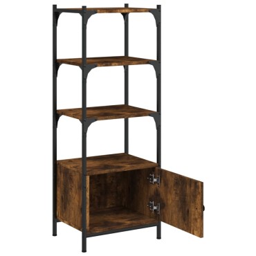 vidaXL Βιβλιοθήκη 3 Επιπέδων Καπν. Δρυς 41x30x109,5cm Επεξεργ. Ξύλο 1 τεμ.