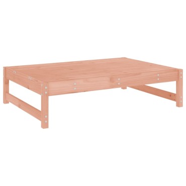 vidaXL Υποπόδιο Κήπου 120x80cm από Μασίφ Ξύλο Ψευδοτσούγκας 1 τεμ. Γωνιακός