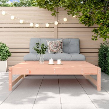 vidaXL Υποπόδιο Κήπου 120x80cm από Μασίφ Ξύλο Ψευδοτσούγκας 1 τεμ. Γωνιακός