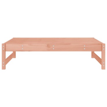 vidaXL Υποπόδιο Κήπου 120x80cm από Μασίφ Ξύλο Ψευδοτσούγκας 1 τεμ. Γωνιακός
