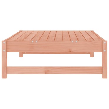 vidaXL Υποπόδιο Κήπου 120x80cm από Μασίφ Ξύλο Ψευδοτσούγκας 1 τεμ. Γωνιακός