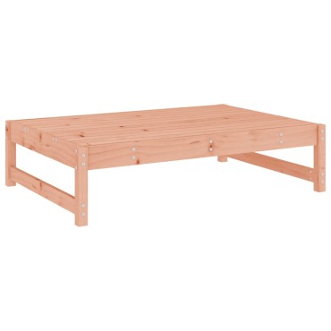 vidaXL Υποπόδιο Κήπου 120x80cm από Μασίφ Ξύλο Ψευδοτσούγκας 1 τεμ. Γωνιακός