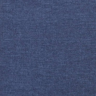 vidaXL Κεφαλάρι Μπλε 200x5x118/128cm Ύφασμα 1 τεμ.