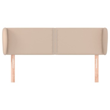 vidaXL Κεφαλάρι με Πτερύγια Καπουτσίνο 147x23x78/88cm Συνθετικό Δέρμα 1 τεμ.