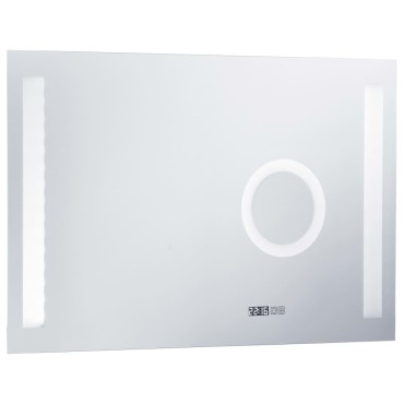 vidaXL Καθρέφτης Μπάνιου Τοίχου με LED/Αισθητήρα Κίνησης 100 x 60 εκ.