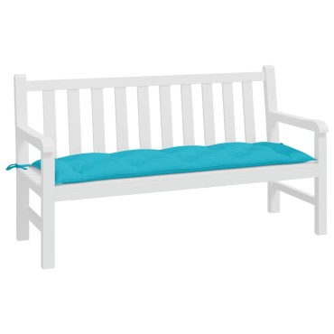 vidaXL Μαξιλάρι Πάγκου Κήπου Τιρκουάζ 150x50x7cm Ύφασμα Oxford