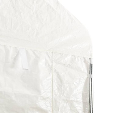 vidaXL Κιόσκι με Τέντα Λευκό 2,28 x 2,23 x 2,69 μ. από Πολυαιθυλένιο