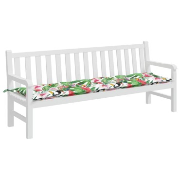 vidaXL Μαξιλάρι Πάγκου Κήπου Πολύχρωμο 200x50x7cm Υφασμάτινο