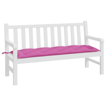 vidaXL Μαξιλάρι Πάγκου Κήπου Ροζ 150x50x7 εκ. Ύφασμα Oxford