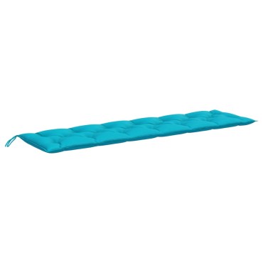 vidaXL Μαξιλάρι Πάγκου Κήπου Τιρκουάζ 200x50x7cm Υφασμάτινο