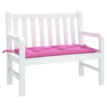 vidaXL Μαξιλάρι Πάγκου Κήπου Ροζ 100x50x7cm Ύφασμα Oxford