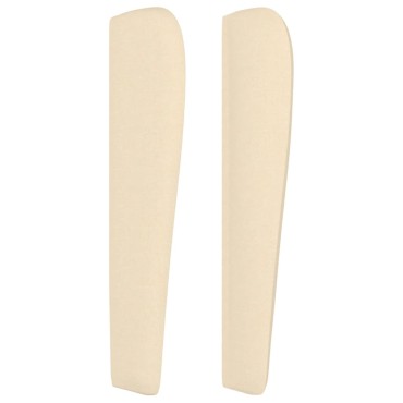 vidaXL Κεφαλάρι με Πτερύγια Κρεμ 163x23x118/128cm Υφασμάτινο 1 τεμ.