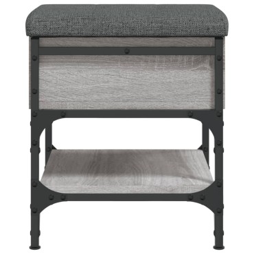 vidaXL Παπουτσοθήκη Γκρι Sonoma 42x42x45cm από Επεξεργασμένο Ξύλο 1 τεμ.