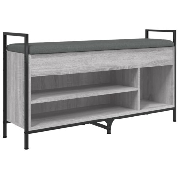 vidaXL Παπουτσοθήκη Γκρι Sonoma 105,5x32x57,5cm Επεξεργασμένο Ξύλο 1 τεμ.