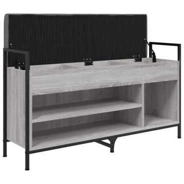 vidaXL Παπουτσοθήκη Γκρι Sonoma 105,5x32x57,5cm Επεξεργασμένο Ξύλο 1 τεμ.