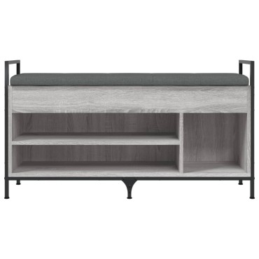 vidaXL Παπουτσοθήκη Γκρι Sonoma 105,5x32x57,5cm Επεξεργασμένο Ξύλο 1 τεμ.