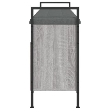 vidaXL Παπουτσοθήκη Γκρι Sonoma 105,5x32x57,5cm Επεξεργασμένο Ξύλο 1 τεμ.