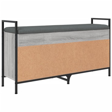 vidaXL Παπουτσοθήκη Γκρι Sonoma 105,5x32x57,5cm Επεξεργασμένο Ξύλο 1 τεμ.