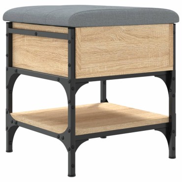 vidaXL Παπουτσοθήκη Sonoma Δρυς 42x42x45cm από Επεξεργασμένο Ξύλο 1 τεμ.