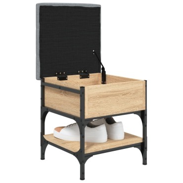 vidaXL Παπουτσοθήκη Sonoma Δρυς 42x42x45cm από Επεξεργασμένο Ξύλο 1 τεμ.