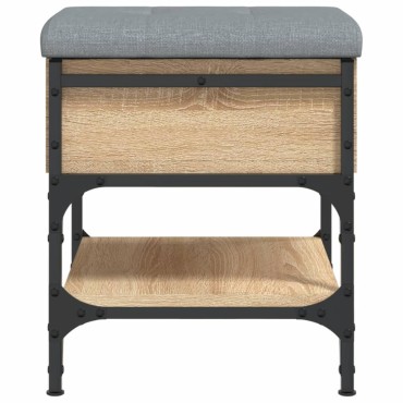 vidaXL Παπουτσοθήκη Sonoma Δρυς 42x42x45cm από Επεξεργασμένο Ξύλο 1 τεμ.