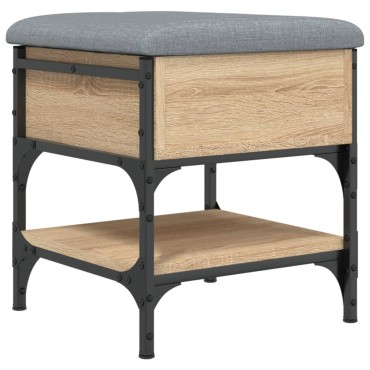 vidaXL Παπουτσοθήκη Sonoma Δρυς 42x42x45cm από Επεξεργασμένο Ξύλο 1 τεμ.