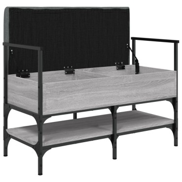 vidaXL Παπουτσοθήκη Γκρι Sonoma 85,5x42x57,5cm από Επεξεργασμένο Ξύλο 1 τεμ.