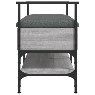 vidaXL Παπουτσοθήκη Γκρι Sonoma 85,5x42x57,5cm από Επεξεργασμένο Ξύλο 1 τεμ.