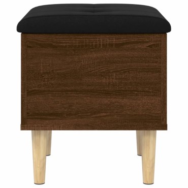 vidaXL Παγκάκι Αποθήκευσης Καφέ Δρυς 42x42x46cm Επεξεργ. Ξύλο 1 τεμ.