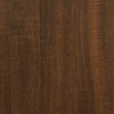 vidaXL Παγκάκι Αποθήκευσης Καφέ Δρυς 42x42x46cm Επεξεργ. Ξύλο 1 τεμ.