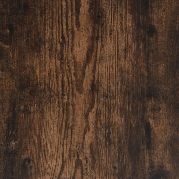 vidaXL Παγκάκι Αποθήκευσης Καπνιστή Δρυς 42x42x46cm Επεξεργ. Ξύλο 1 τεμ.