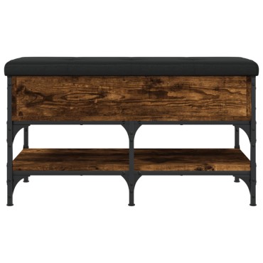vidaXL Παπουτσοθήκη Καπνιστή Δρυς 82x42x45cm από Επεξεργασμένο Ξύλο 1 τεμ.