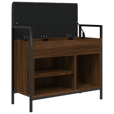vidaXL Παπουτσοθήκη Καφέ Δρυς 65,5x32x57,5cm από Επεξεργασμένο Ξύλο 1 τεμ.