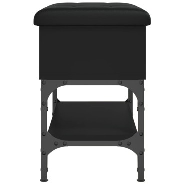 vidaXL Παπουτσοθήκη Μαύρη 62x32x45cm από Επεξεργασμένο Ξύλο 1 τεμ.