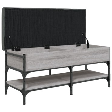 vidaXL Παπουτσοθήκη Γκρι Sonoma 102x42x45cm από Επεξεργασμένο Ξύλο 1 τεμ.
