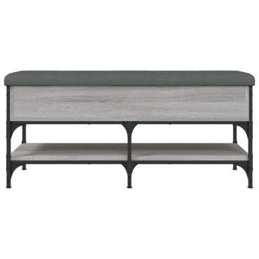 vidaXL Παπουτσοθήκη Γκρι Sonoma 102x42x45cm από Επεξεργασμένο Ξύλο 1 τεμ.